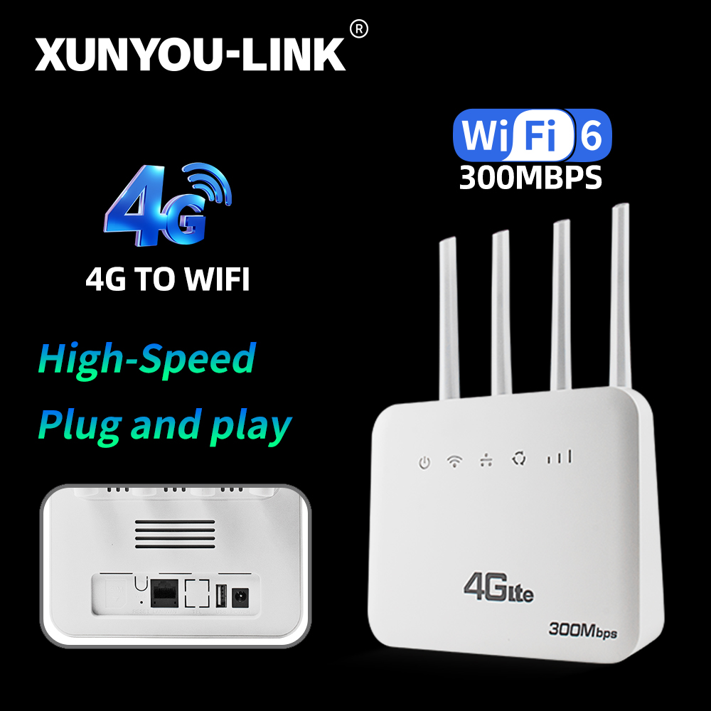 Wifi 6 Mesh System 3 Pack - เราเตอร์ XUNYOU-LINK 4G LTE WiFi รองรับ