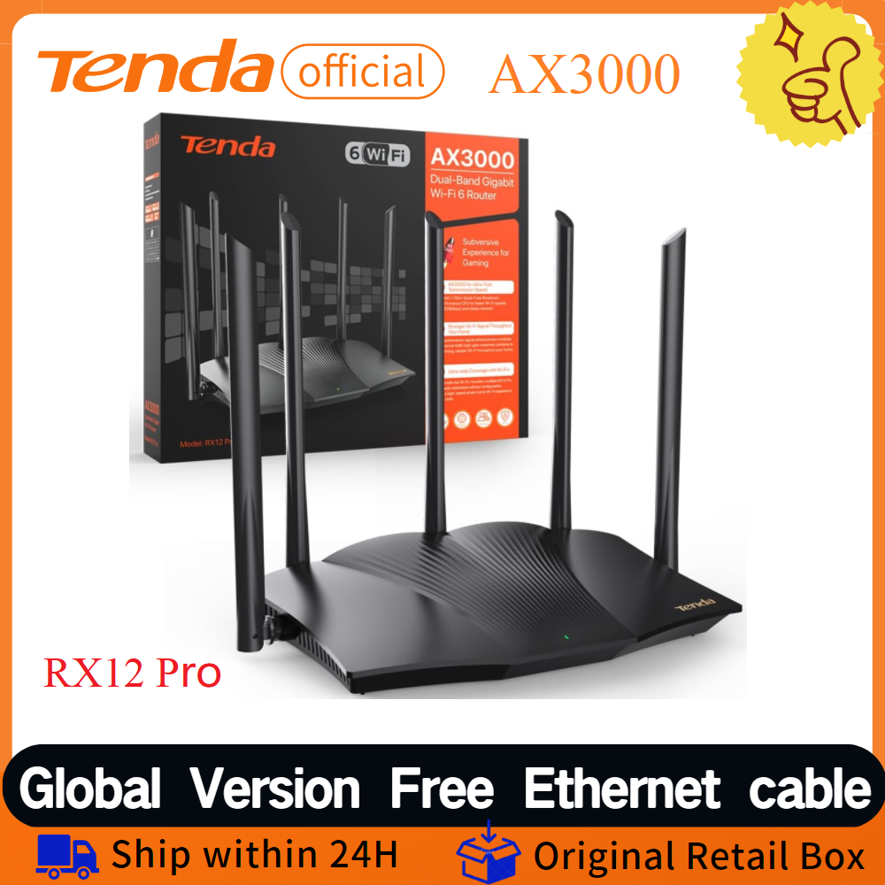 Wifi 6E Router Tri Band 6Ghz - เราเตอร์ Tenda AX3000 Wifi 6 Mesh