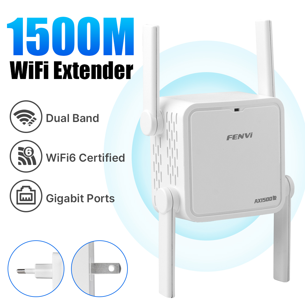 Wifi 6 Range Extender Ax1500 - FENVI WIFI6 AX1500 WiFi Repeater Dual