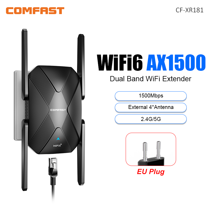 Wifi 6 Range Extender Ax1500 - COMFAST WiFi 6 ตัวขยายสัญญาณไวไฟ AX1500 2G&5GHz