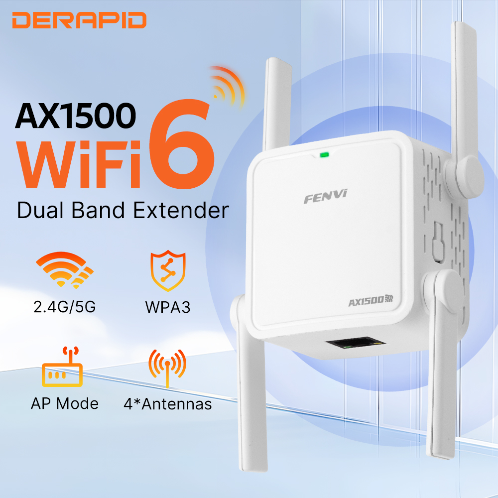 Wifi 6 Range Extender Ax1500 - Dual Band WiFi 6 Repeater AX1500Mbps