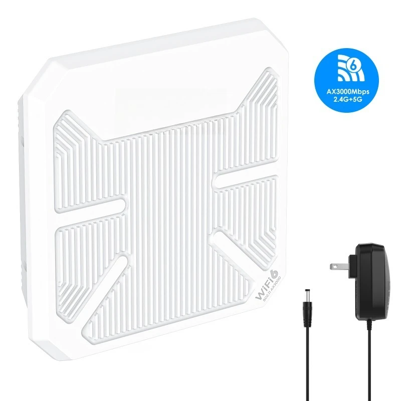 Wifi 6 Outdoor Ap Waterproof - เราเตอร์ไร้สายแบบภายนอกอาคาร ระยะไกล รองรับ WiFi 6 AX3000