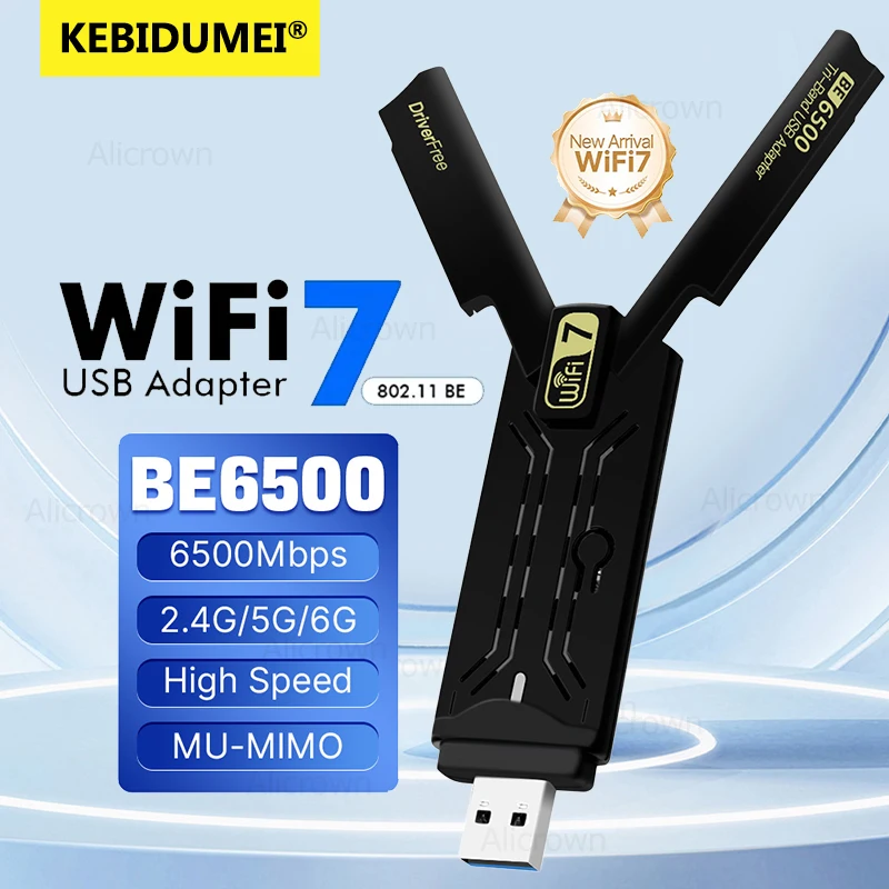 Wifi 7 Router Be6500 - KEBIDUMEI อะแดปเตอร์ USB WiFi 7 รุ่น