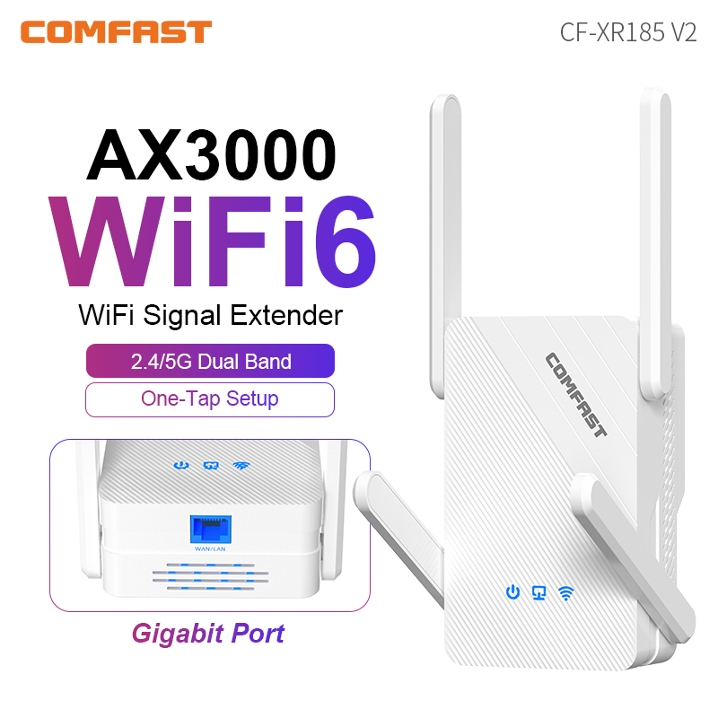 Wifi 6 Mesh System 3 Pack - COMFAST AX3000 WiFi 6 Extenders 3000Mbps