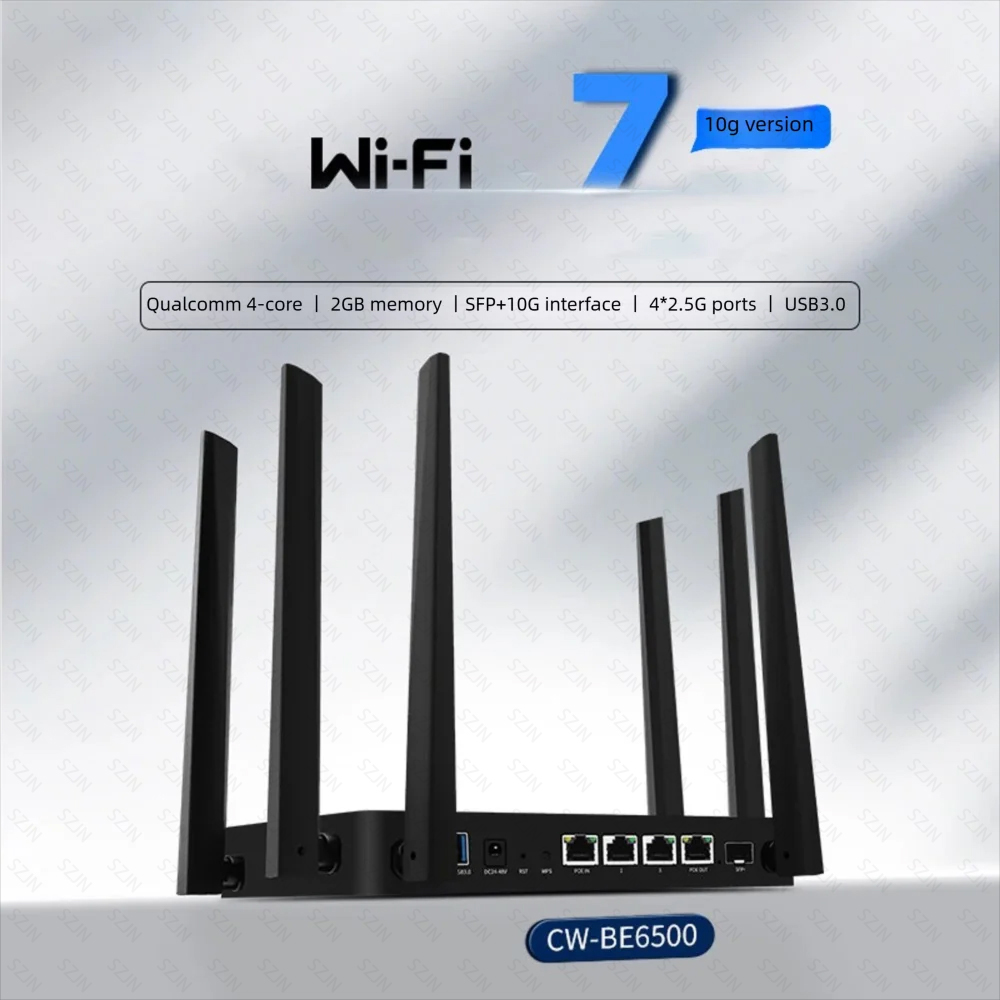 Router With Sfp+ 10G Port - เราเตอร์ CW-WIFI7 พร้อมพอร์ต 10G SFP+ รุ่น