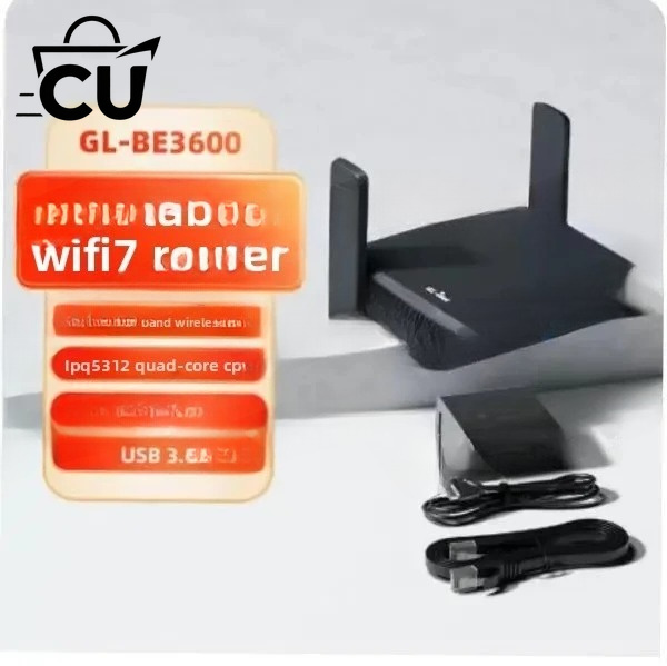 Gaming Router 2.5G Port - เราเตอร์ GL-BE3600 (Slate 7) WiFi 7