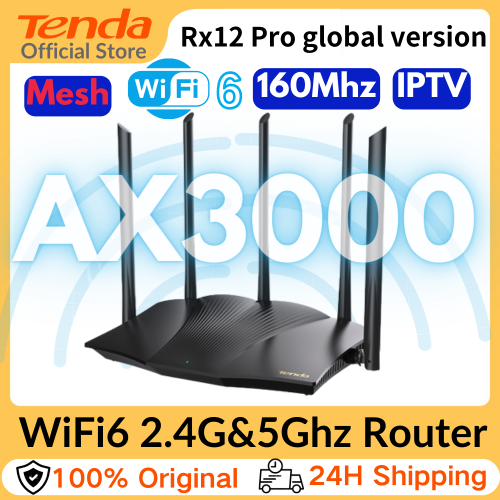 Wifi 6 Mesh System 3 Pack - Tenda AX1500/AX3000 Wifi 6 ตาข่าย WIFI