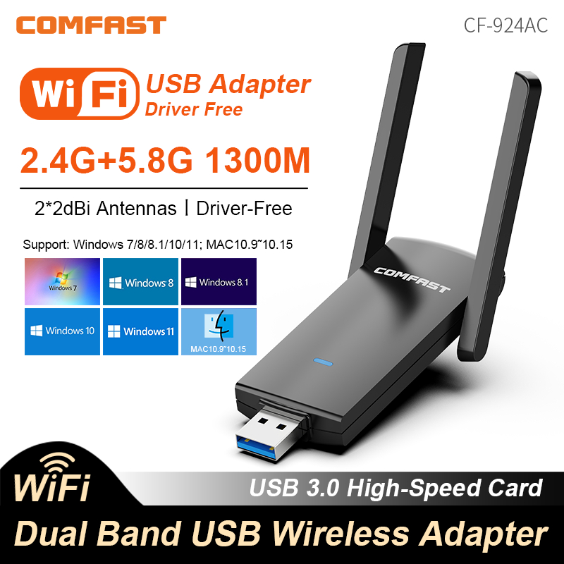 อะแดปเตอร์ USB Wifi COMFAST WI - Wifi 6 Usb Adapter Ax1800 บทวิจารณ์และราคา
