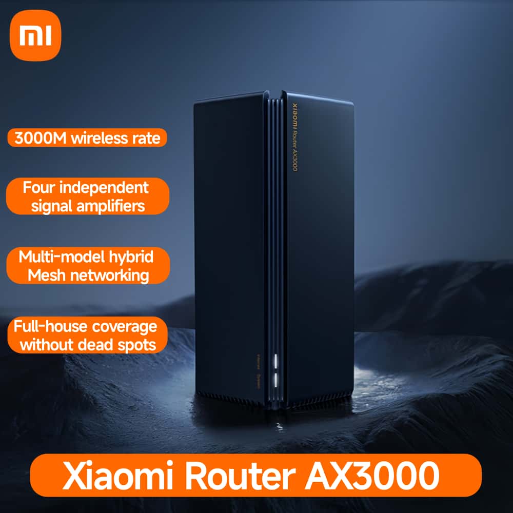 เราเตอร์ XIAOMI AX3000 ตัวขยาย - Wifi 6 Router Ax3000 บทวิจารณ์และราคา