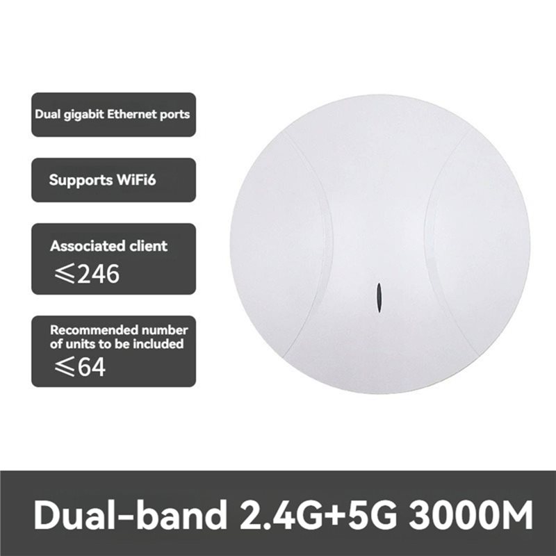 AX3000M Wifi6 จุดเชื่อมต่อแบบต - Wifi 6 Access Point Ceiling Poe บทวิจารณ์และราคา