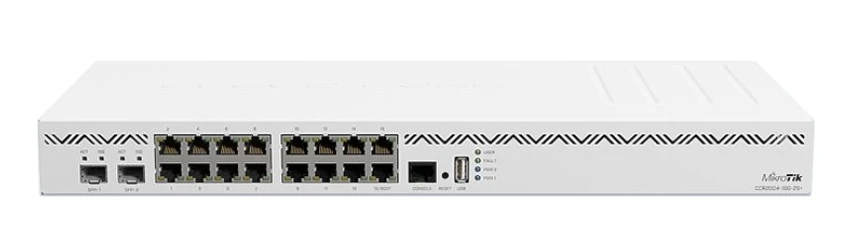 เราเตอร์ CCR2004-16G-2S+ พอร์ต - Router With Sfp+ 10G Port บทวิจารณ์และราคา