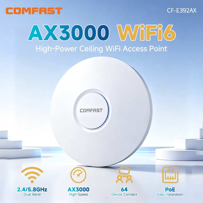 COMFAST CF-E392AX WiFi6 Ceilin - Wifi 6 Access Point Ceiling Poe บทวิจารณ์และราคา