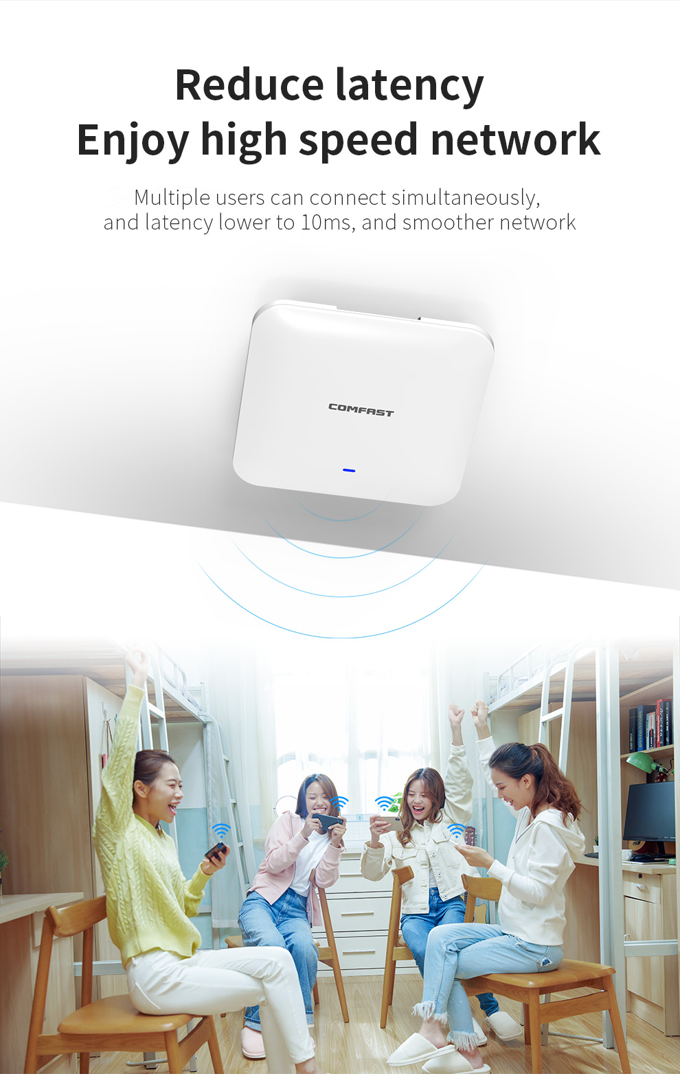 COMFAST CF-E393AX 3000Mbps กิก - Wifi 6 Mesh System 3 Pack บทวิจารณ์และราคา