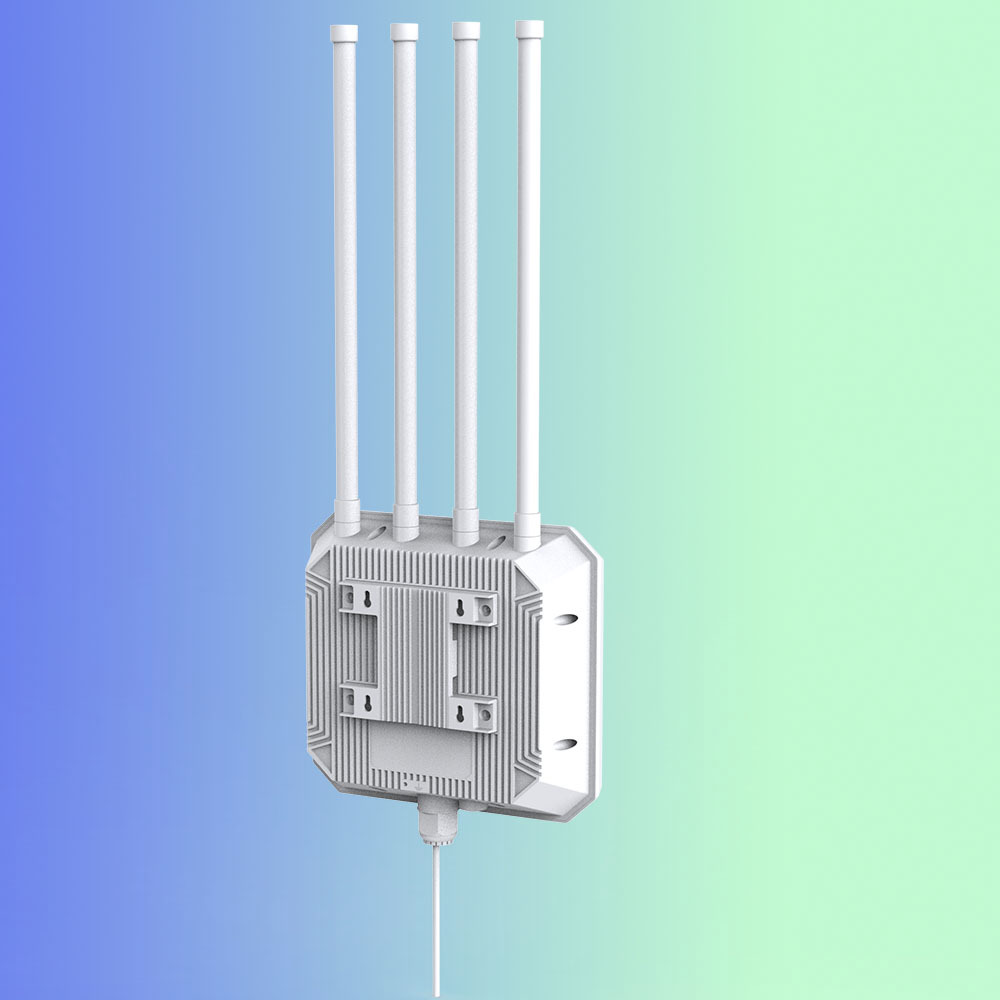 เราเตอร์ไร้สายกลางแจ้งแบบ Dual - Wifi 6 Outdoor Ap Waterproof บทวิจารณ์และราคา