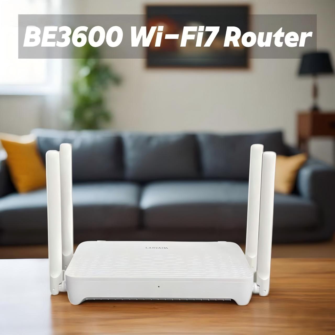 LANJADA BE3600 เราเตอร์ WiFi7  - Gaming Router 2.5G Port บทวิจารณ์และราคา