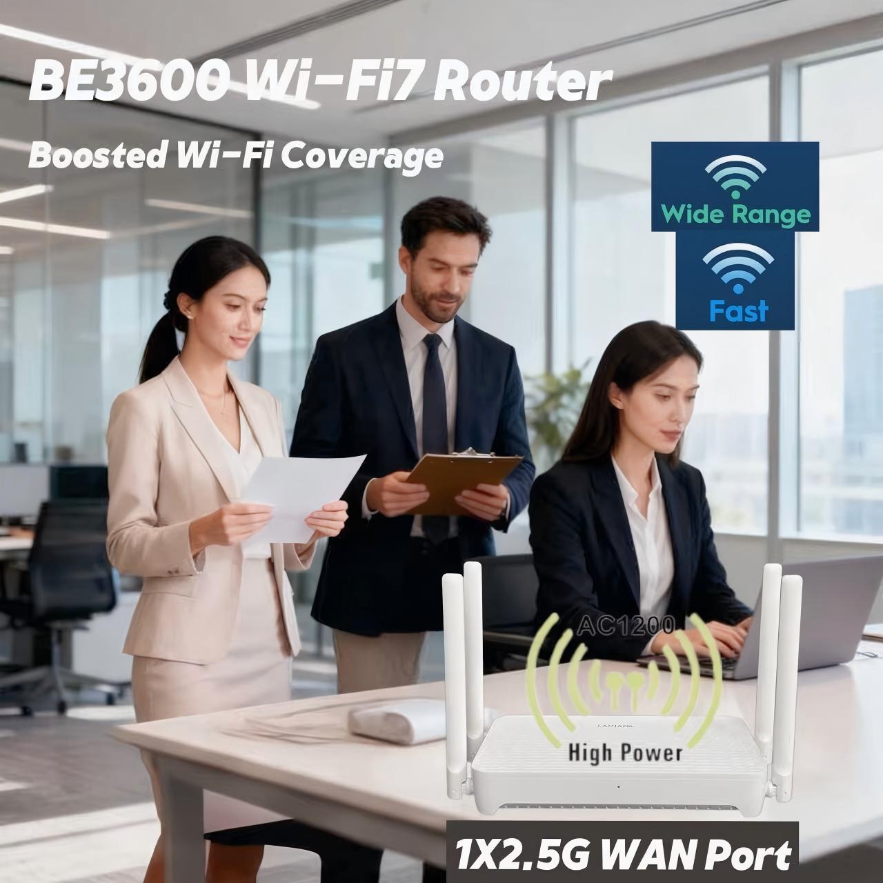 LANJADA BE3600 เราเตอร์ WiFi7  - Gaming Router 2.5G Port บทวิจารณ์และราคา