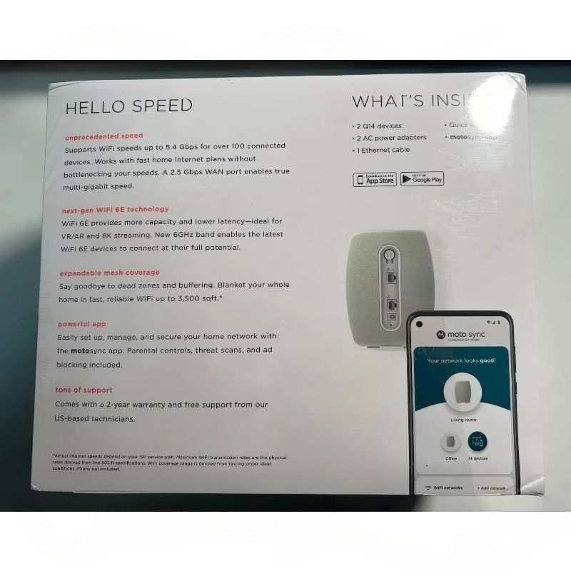 เราเตอร์ Mesh แบบสามย่านความถี - Wifi 6E Router Tri Band 6Ghz บทวิจารณ์และราคา