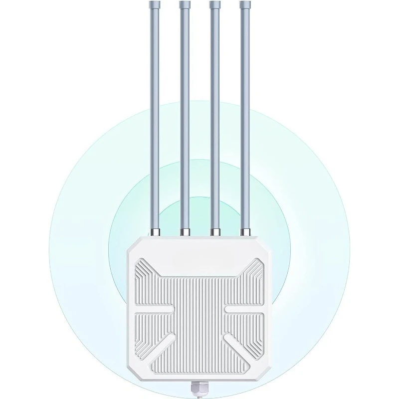 เราเตอร์ไร้สายกลางแจ้งแบบ Dual - Wifi 6 Outdoor Ap Waterproof บทวิจารณ์และราคา