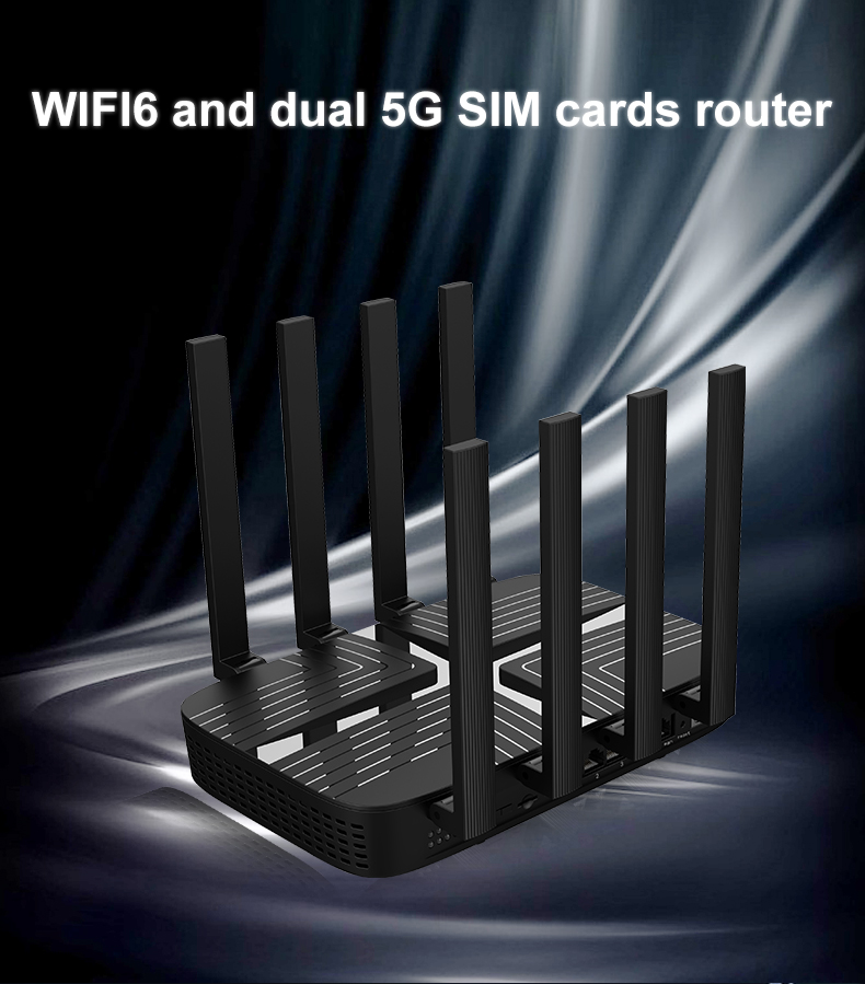 เราเตอร์ไร้สาย AX3000 WiFi 6 5 - 4G 5G Router Sim Slot Wifi 6 บทวิจารณ์และราคา