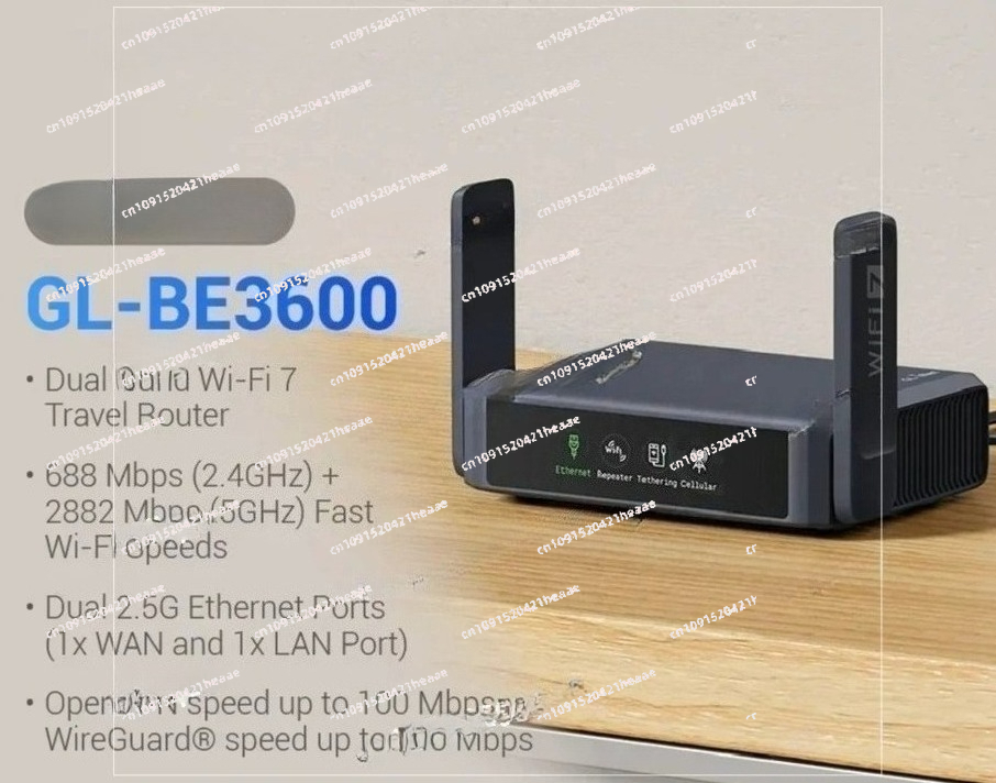 GL.iNet GL-BE3600 (Slate 7) เร - Gaming Router 2.5G Port บทวิจารณ์และราคา