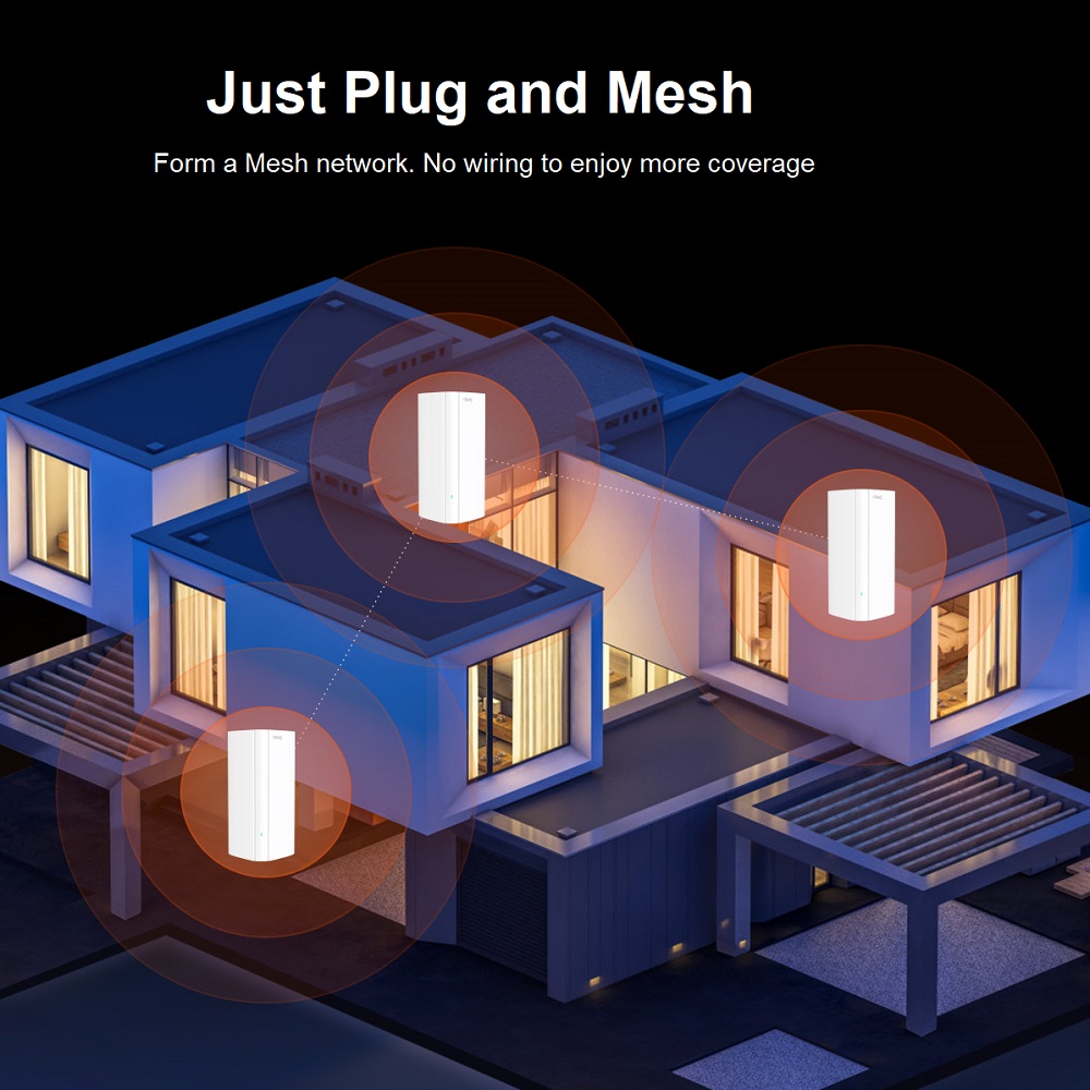 เราเตอร์เมช WIFI 6 AX3000 Tend - Wifi 6 Mesh System 3 Pack บทวิจารณ์และราคา