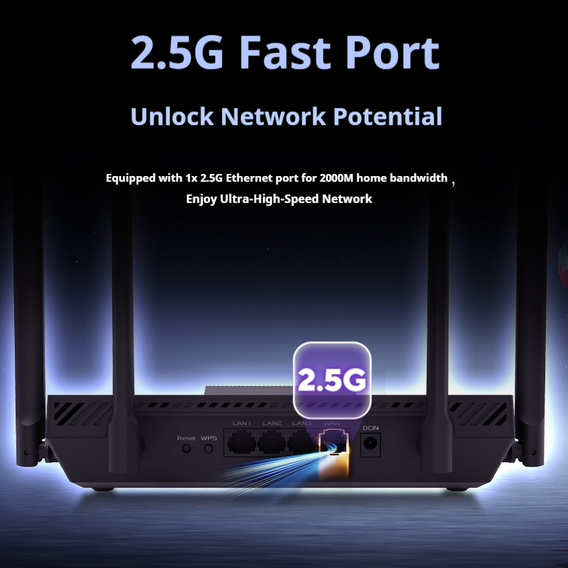 เราเตอร์สำหรับเล่นเกม ASUS RT- - Gaming Router 2.5G Port บทวิจารณ์และราคา