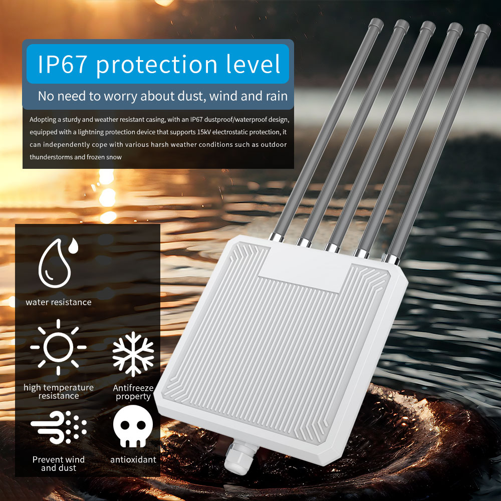 AX3000 Wifi 6 อุปกรณ์กระจายสัญ - Wifi 6 Outdoor Ap Waterproof บทวิจารณ์และราคา