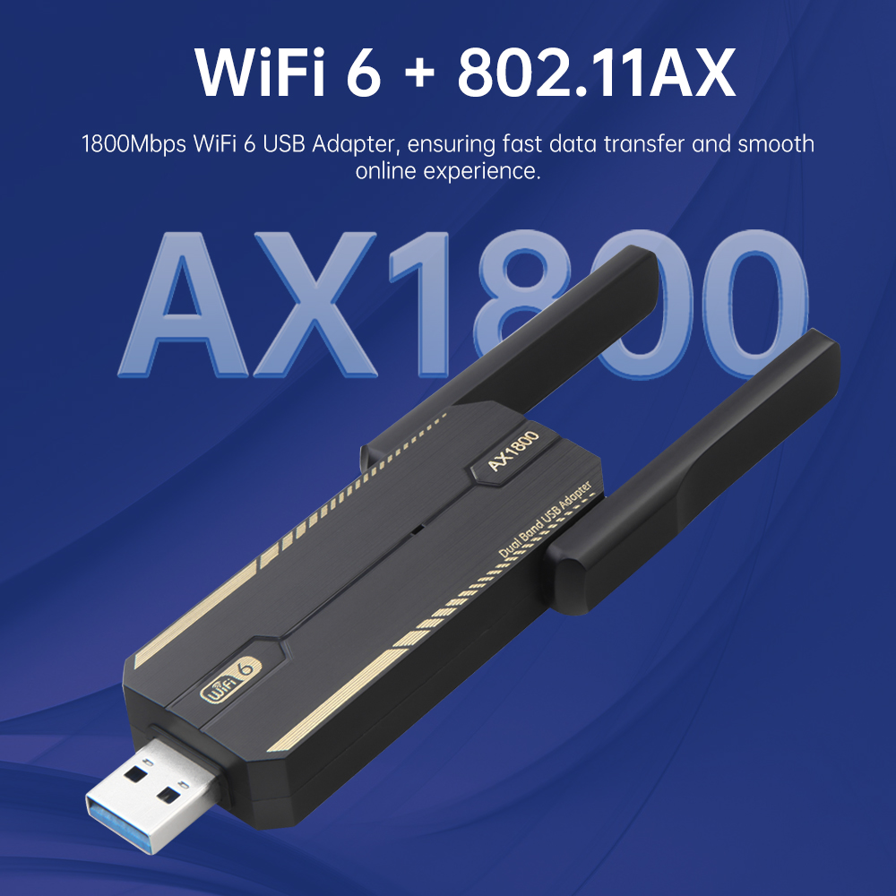 KEBIDUMEI USB 3.0 WiFi 6 อะแดป - Wifi 6 Usb Adapter Ax1800 บทวิจารณ์และราคา