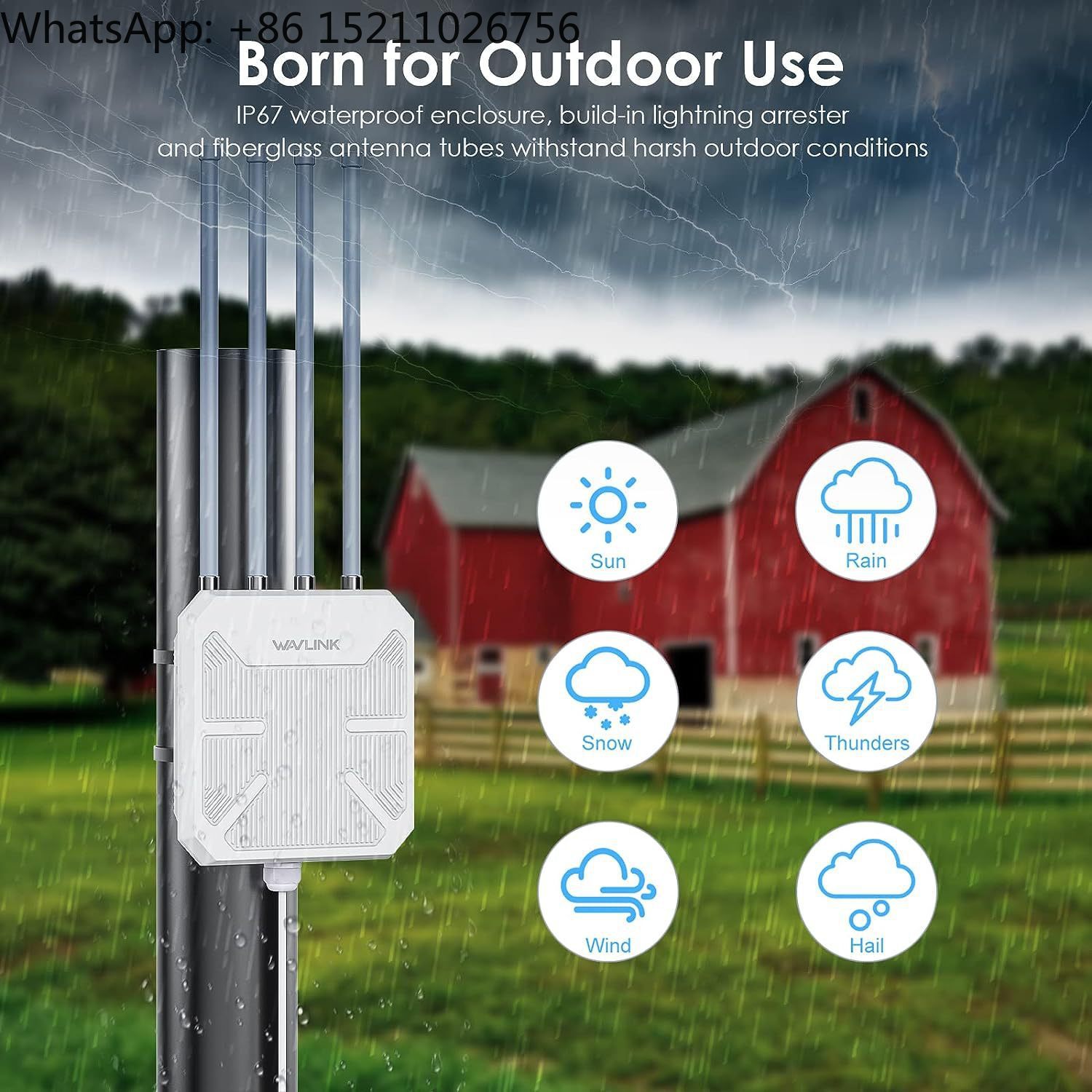 เราเตอร์ไร้สาย WiFi 6 AX3000 แ - Wifi 6 Outdoor Ap Waterproof บทวิจารณ์และราคา