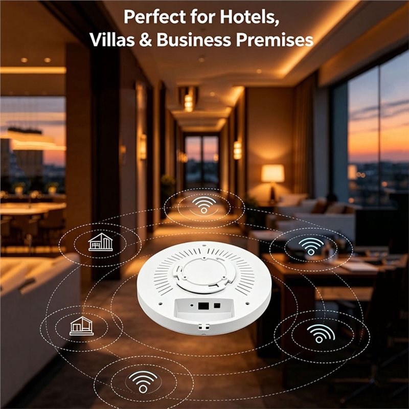 LXYB18B AX3000M จุดเชื่อมต่อไร - Wifi 6 Access Point Ceiling Poe บทวิจารณ์และราคา