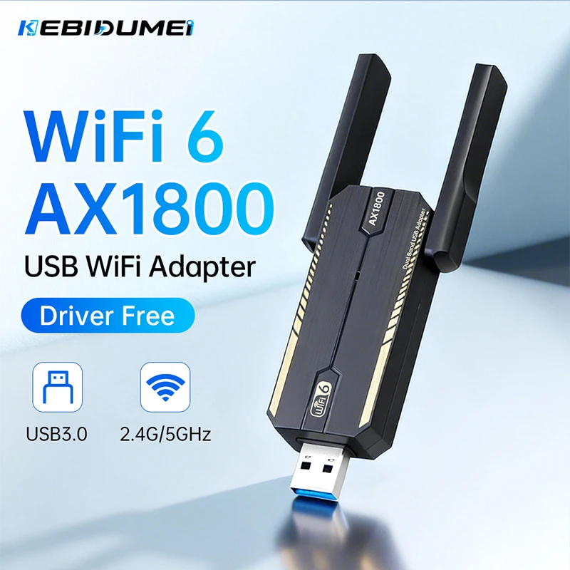 KEBIDUMEI USB 3.0 WiFi 6 Adapt - Wifi 6 Usb Adapter Ax1800 บทวิจารณ์และราคา