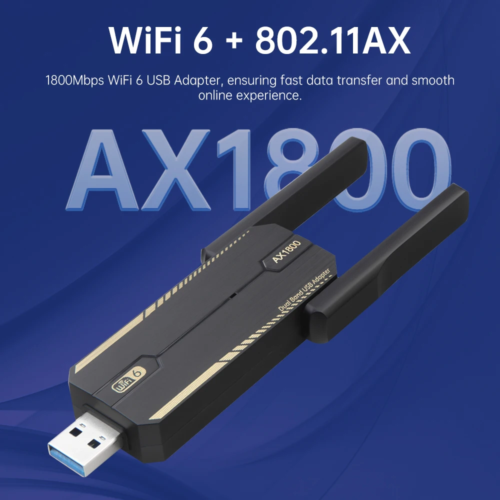 KEBIDUMEI USB 3.0 WiFi 6 Adapt - Wifi 6 Usb Adapter Ax1800 บทวิจารณ์และราคา
