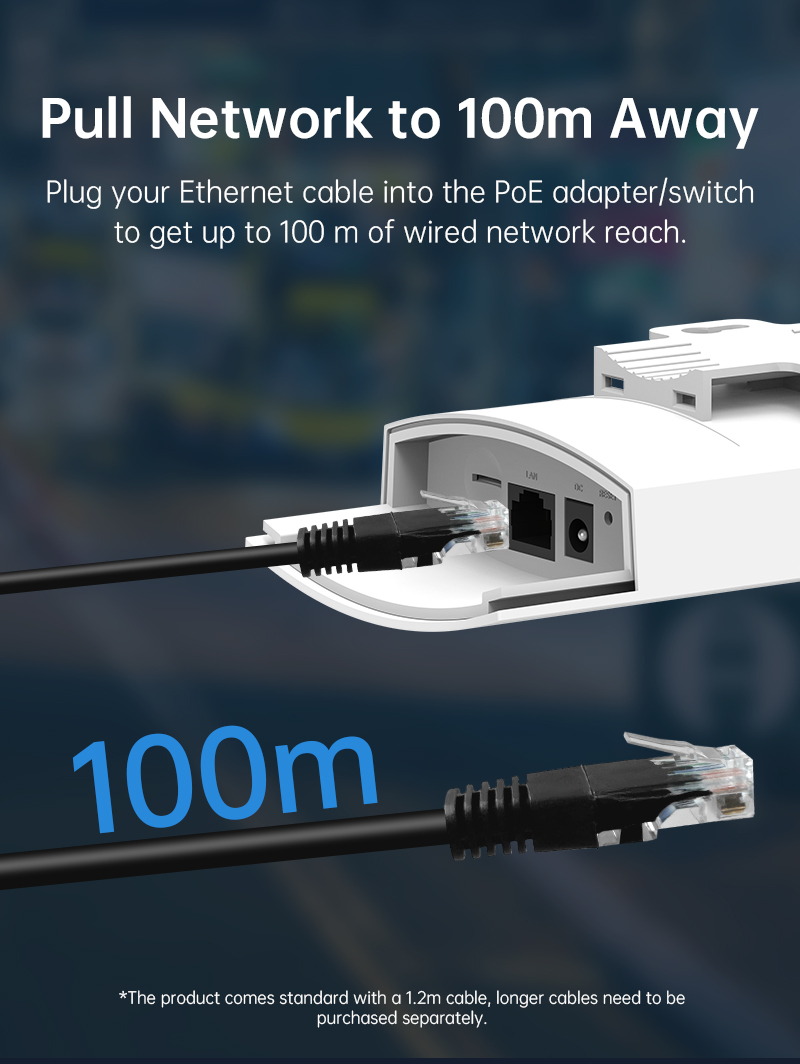 เราเตอร์ Plery 300Mbps+1200Mbp - Wifi 6 Outdoor Ap Waterproof บทวิจารณ์และราคา