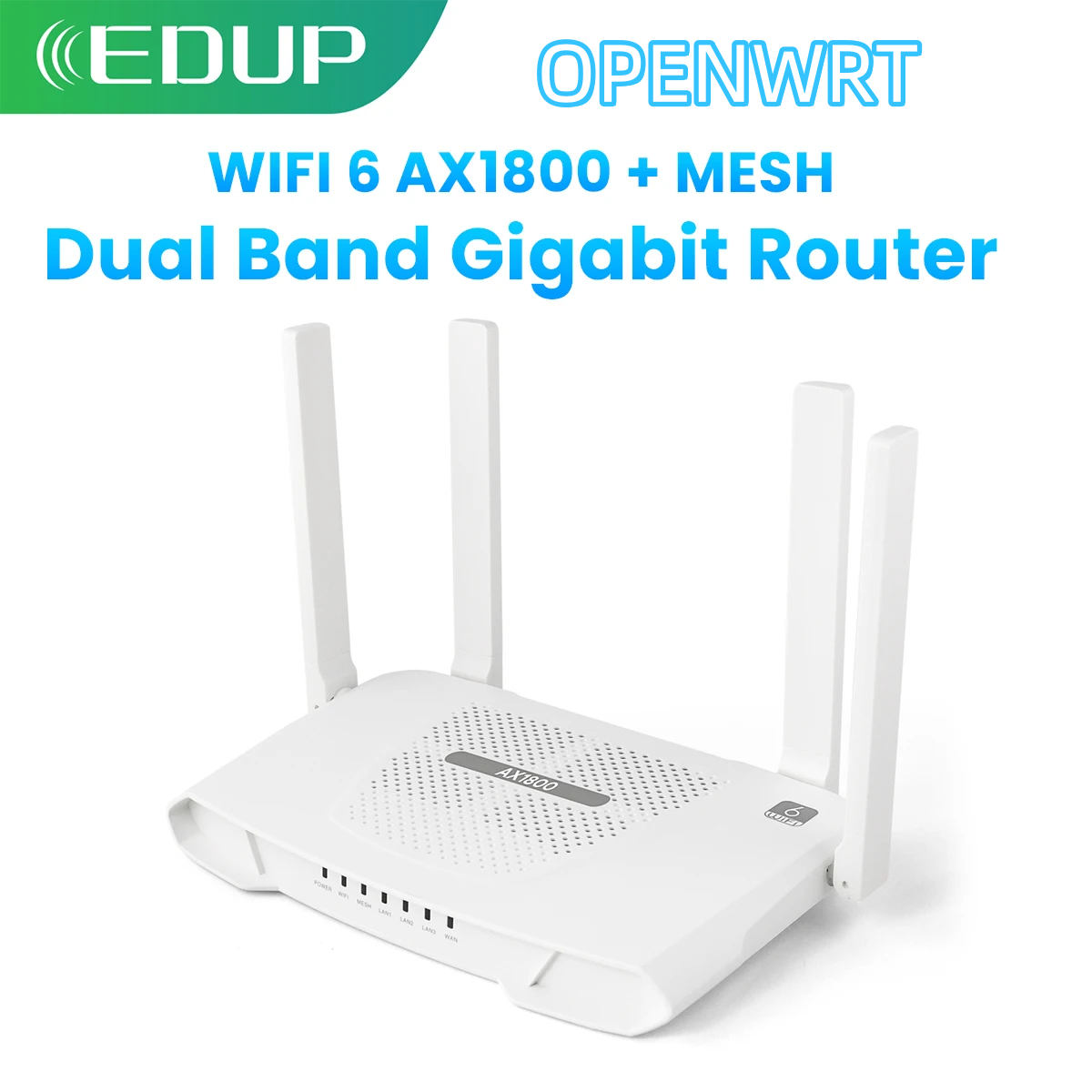 EDUP RT2983 OPENWRT AX1800 WIF - Wifi 6 Router Openwrt บทวิจารณ์และราคา