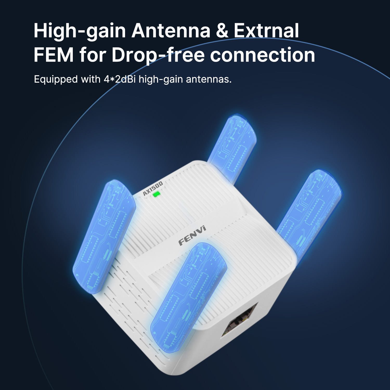 FENVI 5 Ghz AX1500 WiFi 6 Repe - Wifi 6 Range Extender Ax1500 บทวิจารณ์และราคา