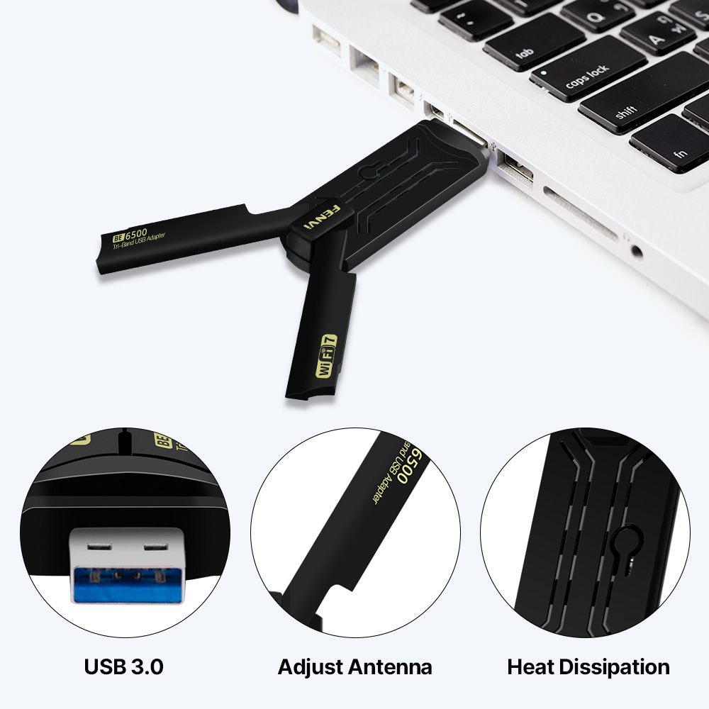 Fenvi Wi-Fi 7 USB WiFi Adapter - Wifi 7 Router Be6500 บทวิจารณ์และราคา