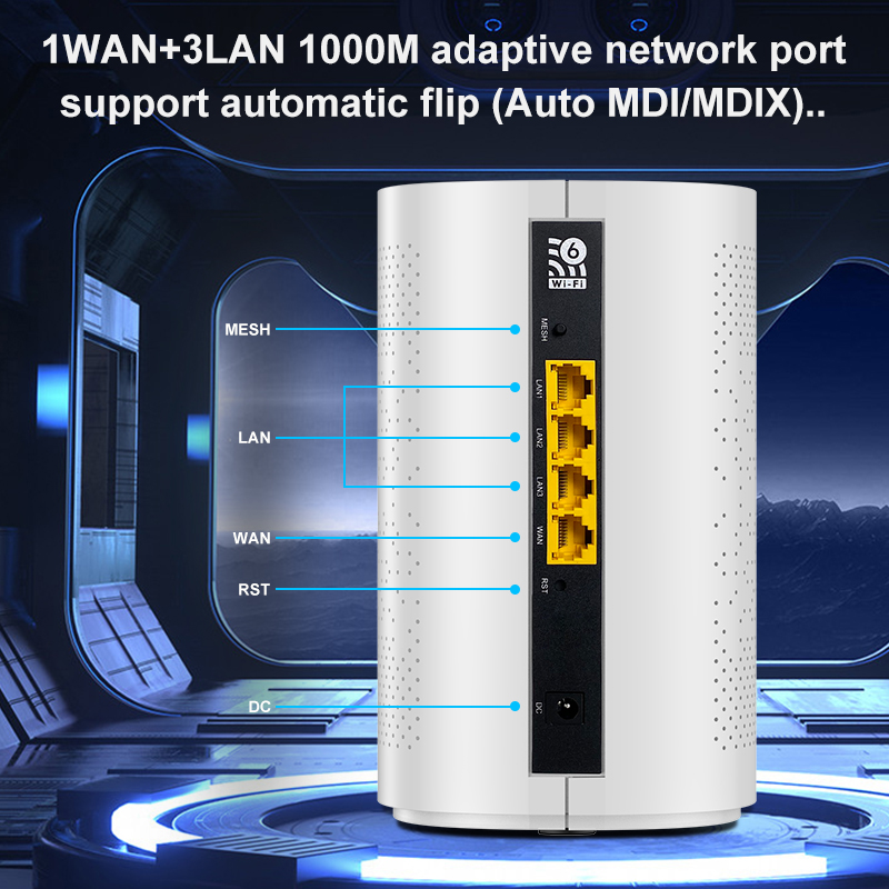 AX3000 Gigabit Openwrt Dual Ba - Wifi 6 Router Openwrt บทวิจารณ์และราคา