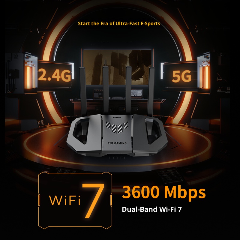 เราเตอร์ ASUS WiFi 7 BE3600 TU - Gaming Router 2.5G Port บทวิจารณ์และราคา