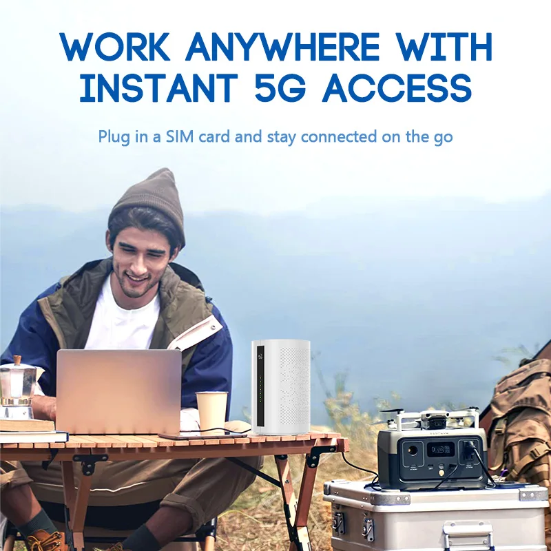 เราเตอร์ไร้สาย WiFi6 802.11AX  - 4G 5G Router Sim Slot Wifi 6 บทวิจารณ์และราคา