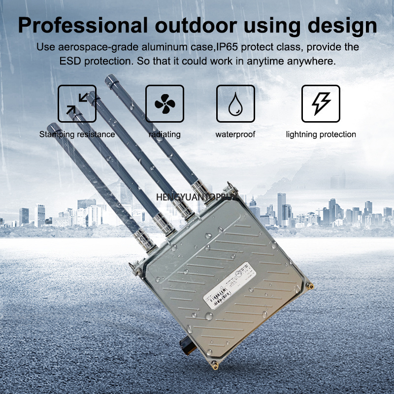 เราเตอร์อุตสาหกรรมระยะไกล 5G ด - Wifi 6 Outdoor Ap Waterproof บทวิจารณ์และราคา