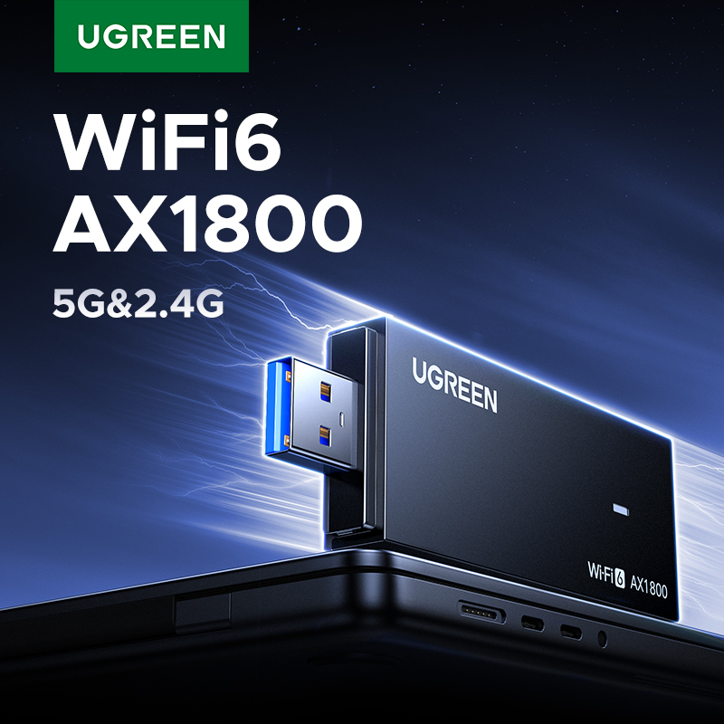 UGREEN WiFi Adapter AX1800 WiF - Wifi 6 Usb Adapter Ax1800 บทวิจารณ์และราคา