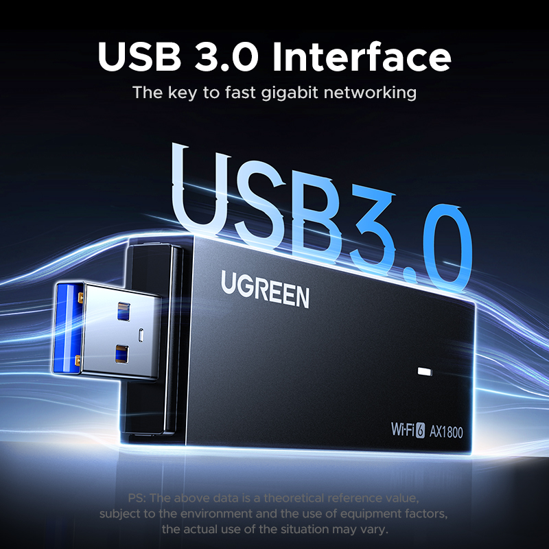 UGREEN WiFi Adapter AX1800 WiF - Wifi 6 Usb Adapter Ax1800 บทวิจารณ์และราคา