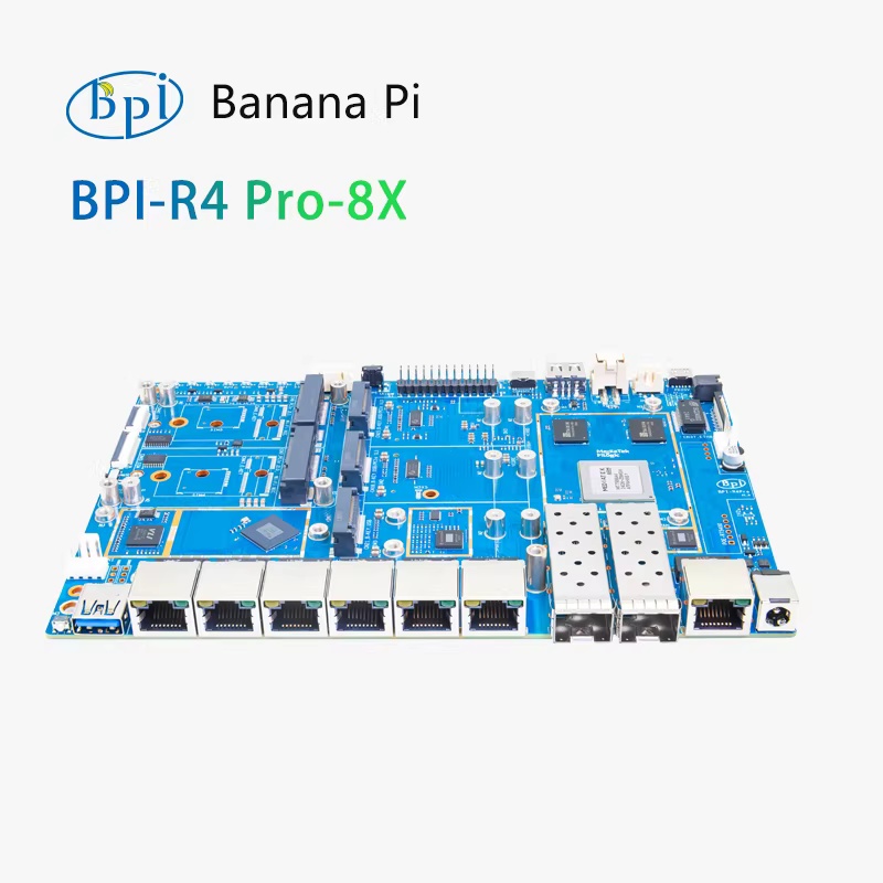 บานาน่าพาย BPI-R4 Pro-8X Media - Router With Sfp+ 10G Port บทวิจารณ์และราคา