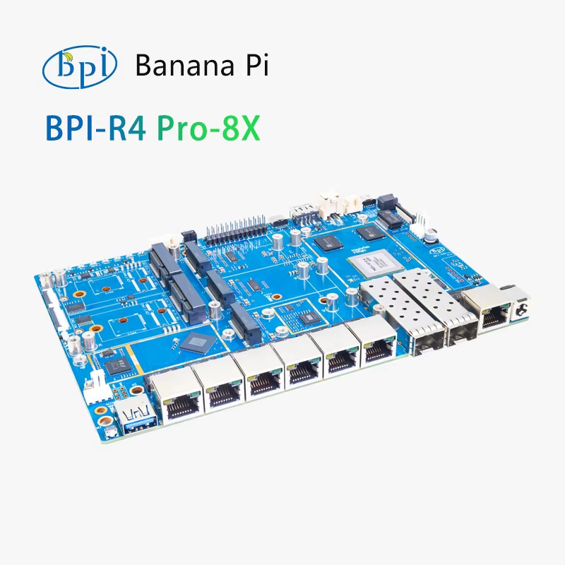 บานาน่าพาย BPI-R4 Pro-8X Media - Router With Sfp+ 10G Port บทวิจารณ์และราคา