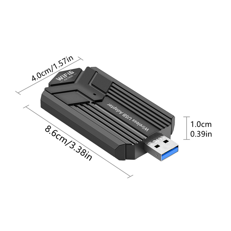 อะแดปเตอร์ USB WiFi แบบ Dual B - Wifi 6 Usb Adapter Ax1800 บทวิจารณ์และราคา